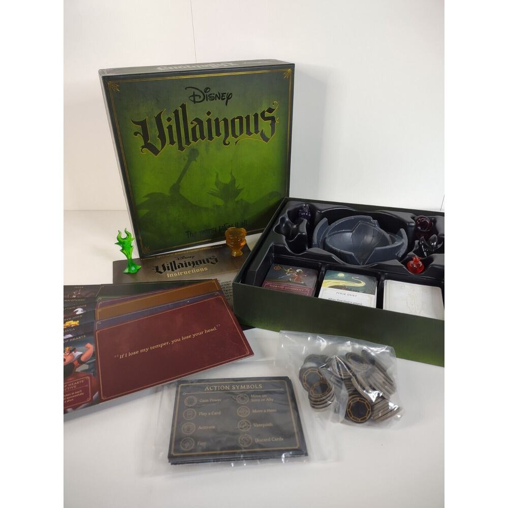Disney Villainous The Worst Takes All Strategy Board Game Complete *